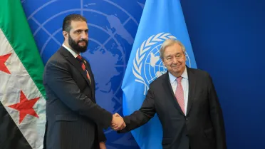 الأمين العام للأمم المتحدة والرئيس السوري