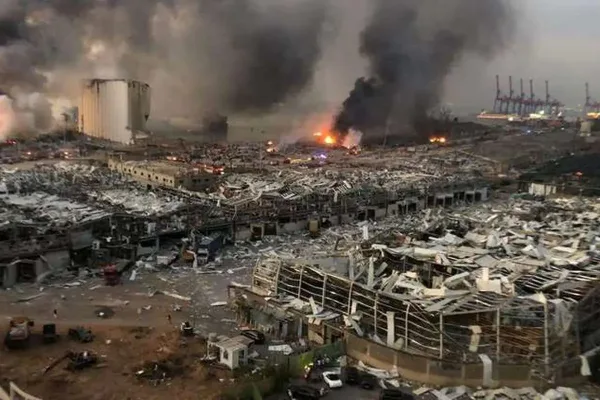 انفجار مرفأ بيروت