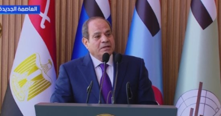 السيسي خلال حفل تخرج الأكاديمية العسكرية
